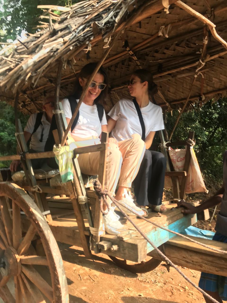 Friendly tour guide greeting guests at airport in Sri Lanka